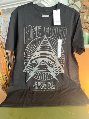 Goodfellow & Co Black Pink Floyd Fillmore East Graphic Tee